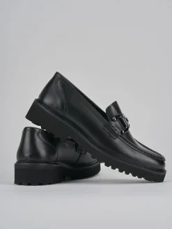 Discount Mocassini tacco 1cm pelle Donna Mocassini