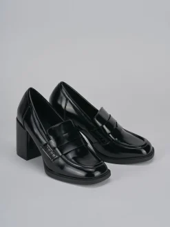 New Mocassini tacco 7cm pelle Donna Mocassini