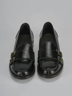 Discount Mocassini tacco 2cm pelle testa Donna Mocassini