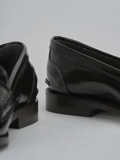 Discount Mocassini tacco 2cm pelle testa Donna Mocassini