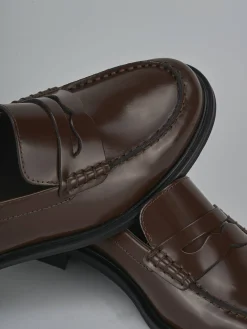 Discount Mocassini tacco 1cm pelle Donna Mocassini