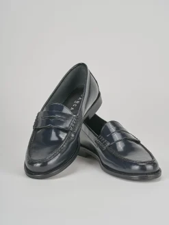 Clearance Mocassini tacco 1cm pelle Donna Mocassini