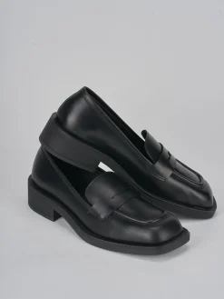 Hot Mocassini tacco 3cm pelle Donna Mocassini