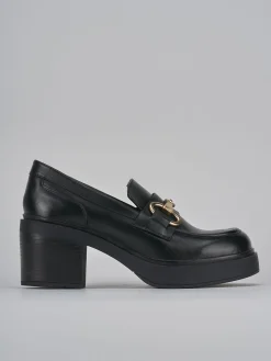 Discount Mocassini tacco 4cm pelle Donna Mocassini