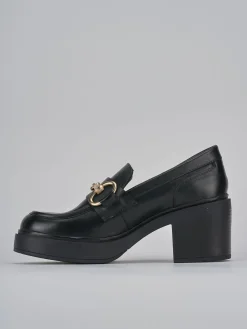 Discount Mocassini tacco 4cm pelle Donna Mocassini