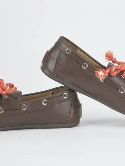 Discount Mocassini tacco 1cm pelle testa Donna Mocassini