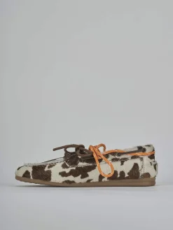 New Mocassini tacco 1cm pelle testa Donna Mocassini