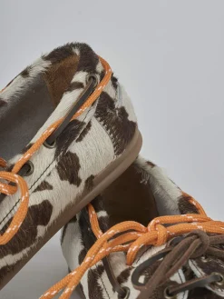 New Mocassini tacco 1cm pelle testa Donna Mocassini