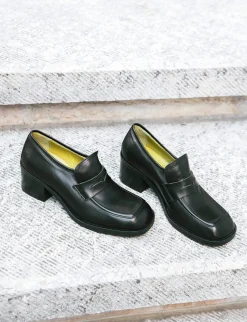 Mocassini tacco 4cm pelle Donna Mocassini