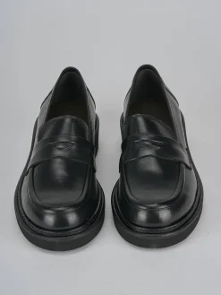 Clearance Mocassini tacco 3cm pelle Donna Mocassini