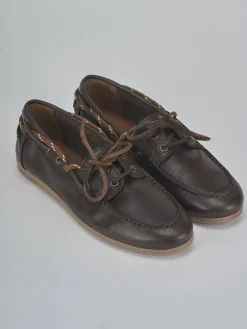 New Mocassini tacco 1cm pelle testa Donna Mocassini