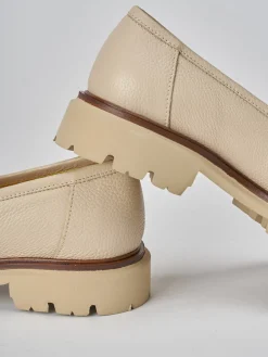 Sale Mocassini tacco 2cm pelle Donna Mocassini