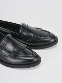 Hot Mocassini tacco 1cm pelle Donna Mocassini