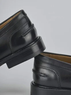 Hot Mocassini tacco 1cm pelle Uomo Mocassini