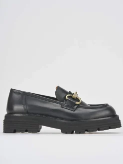 Outlet Mocassini tacco 2cm pelle Donna Mocassini