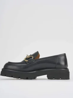 Outlet Mocassini tacco 2cm pelle Donna Mocassini