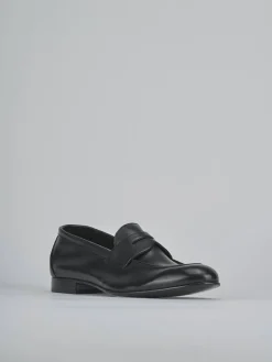 Hot Mocassini tacco 1cm pelle Uomo Mocassini