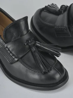 Outlet Mocassini tacco 5cm pelle Donna Mocassini