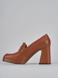 Online Mocassini tacco 8cm pelle Donna Mocassini