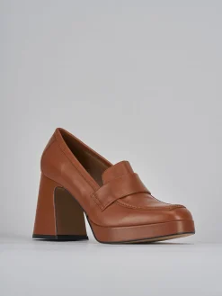 Online Mocassini tacco 8cm pelle Donna Mocassini