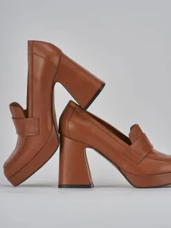 Online Mocassini tacco 8cm pelle Donna Mocassini