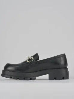 Discount Mocassini tacco 3cm pelle Donna Mocassini