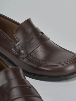 Online Mocassini tacco 2cm pelle testa Donna Mocassini