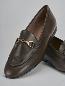 Best Mocassini tacco 1cm pelle testa Donna Mocassini