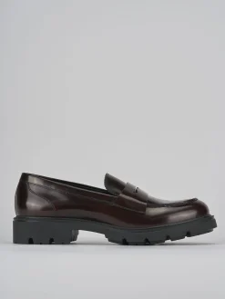 New Mocassini tacco 2cm pelle testa Donna Mocassini