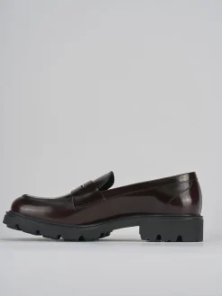 New Mocassini tacco 2cm pelle testa Donna Mocassini