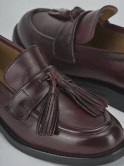 Online Mocassini tacco 2cm pelle bordo' Donna Mocassini