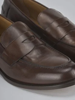 New Mocassini tacco 1cm pelle testa Uomo Mocassini