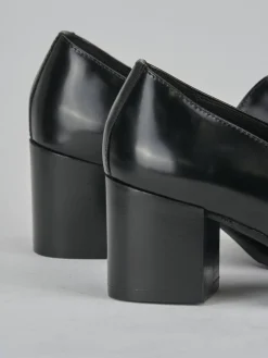 Hot Mocassini tacco 7cm pelle Donna Mocassini