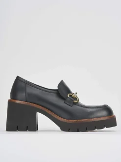 Hot Mocassini tacco 6cm pelle Donna Mocassini