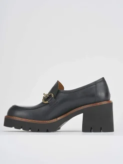 Hot Mocassini tacco 6cm pelle Donna Mocassini