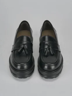 Clearance Mocassini tacco 3cm pelle Donna Mocassini