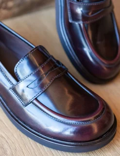 Discount Mocassini tacco 2cm pelle Donna Mocassini