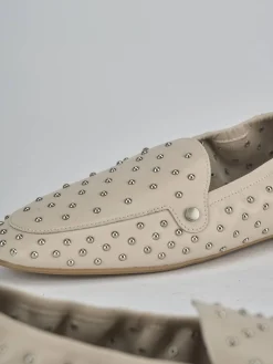 Outlet Mocassini tacco 1cm pelle Donna Mocassini