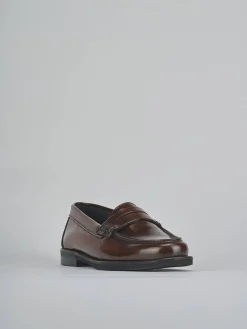 Hot Mocassini tacco 1cm pelle Donna Mocassini