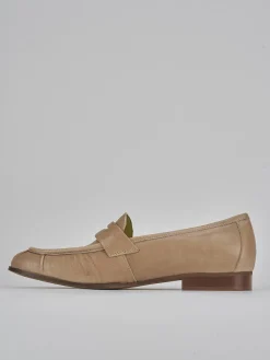 Hot Mocassini tacco 1cm pelle Donna Mocassini