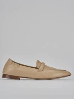 Hot Mocassini tacco 1cm pelle Donna Mocassini