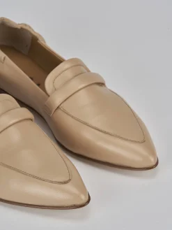 Hot Mocassini tacco 1cm pelle Donna Mocassini