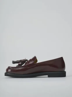 Hot Mocassini tacco 3cm pelle bordo' Donna Mocassini