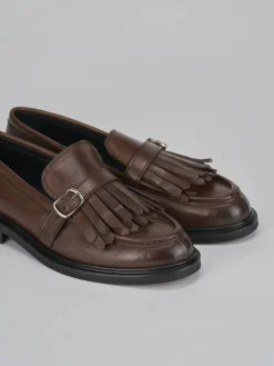 Outlet Mocassini tacco 1cm pelle Donna Mocassini