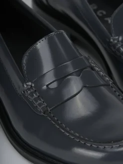 Clearance Mocassini tacco 1cm pelle Donna Mocassini