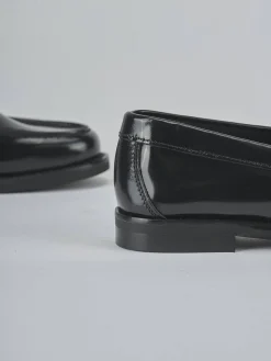 Hot Mocassini tacco 1cm pelle Donna Mocassini