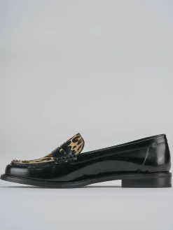 Sale Mocassini tacco 1cm pelle Donna Mocassini