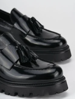 Hot Mocassini tacco 2cm pelle Donna Mocassini