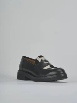 Discount Mocassini tacco 2cm pelle Donna Mocassini