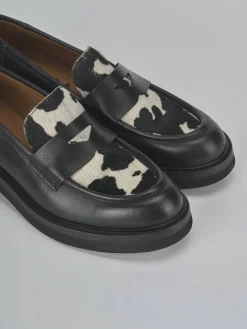 Discount Mocassini tacco 2cm pelle Donna Mocassini